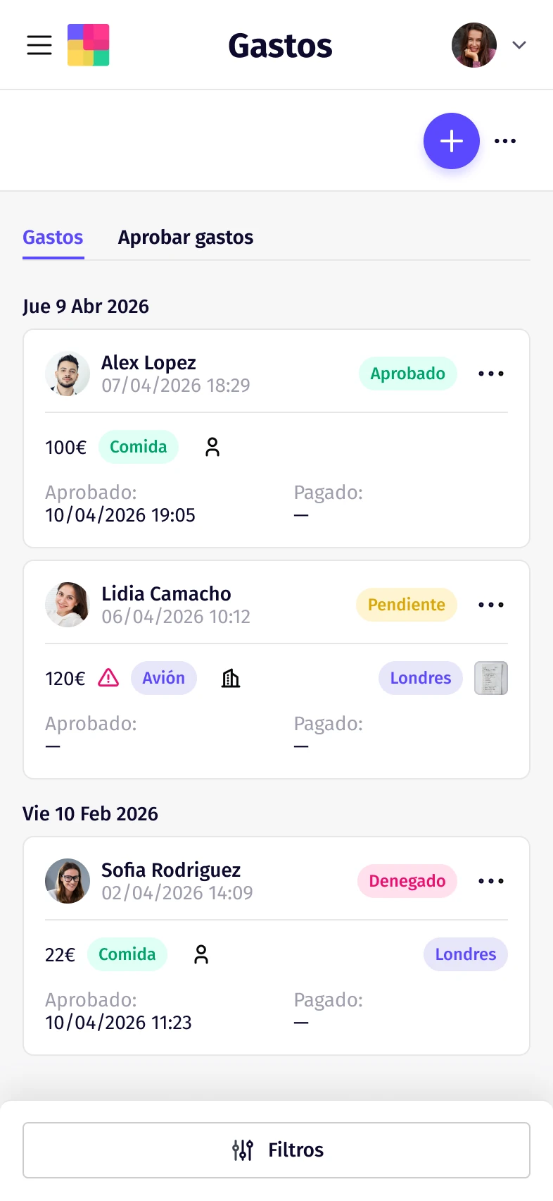 Gestión de gastos de empresa — sin papeleo, sin pérdidas de tiempo