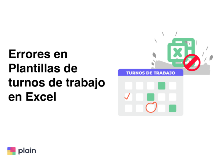 errores plantillas de turnos en excel